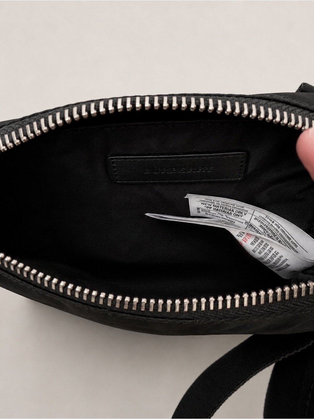 Burberry Black Nylon Logo Bum Bag Belt Bag 8021091 - Picture 6 of 11